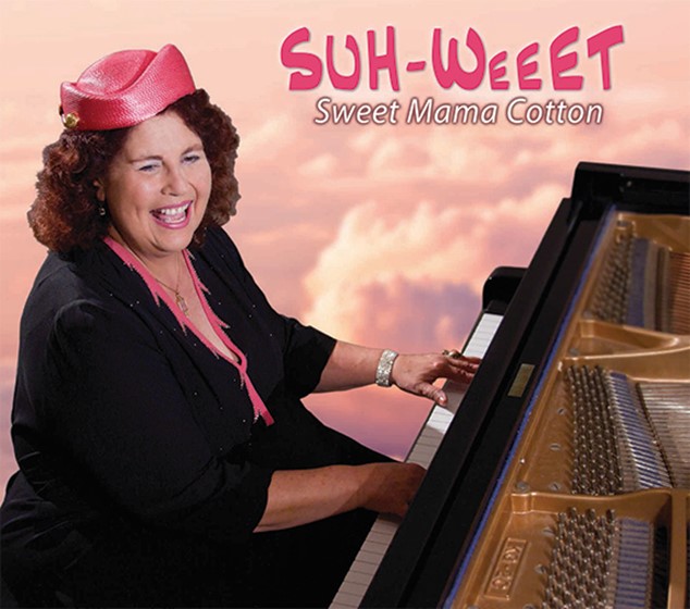Sweet Mama Cotton (aka Marcy Rae) at the piano