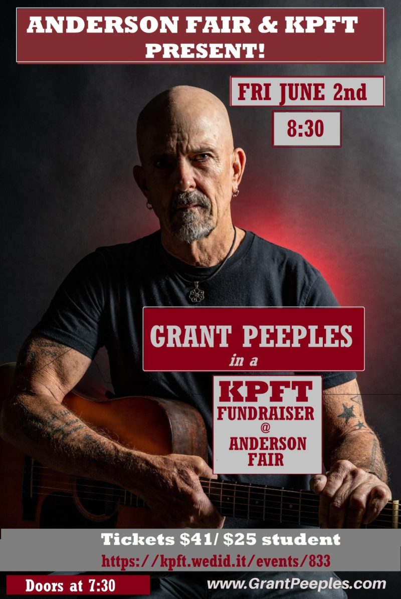 Grant Peeples KPFT Benefit poster