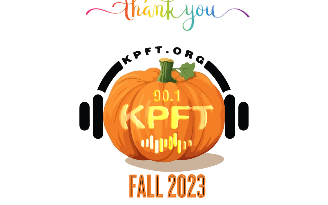 thank you and fall drive pumpkin with earphones