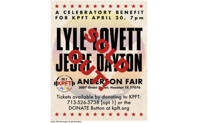 A Celebratory Benefit for KPFT with Lyle Lovett & Jesse Dayton-SOLD OUT