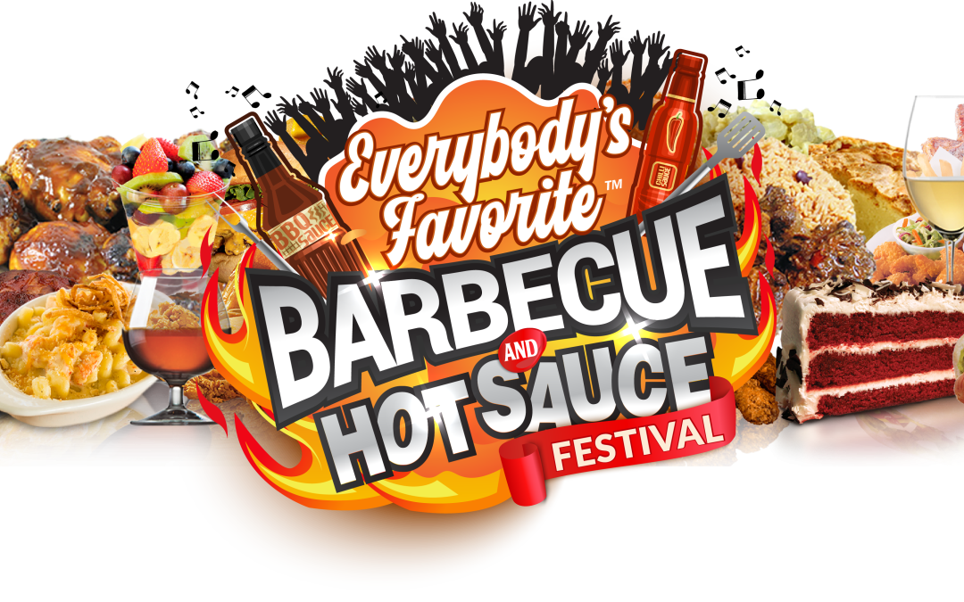 Everybody's Favorite Barbecue & Hot Sauce festival logo