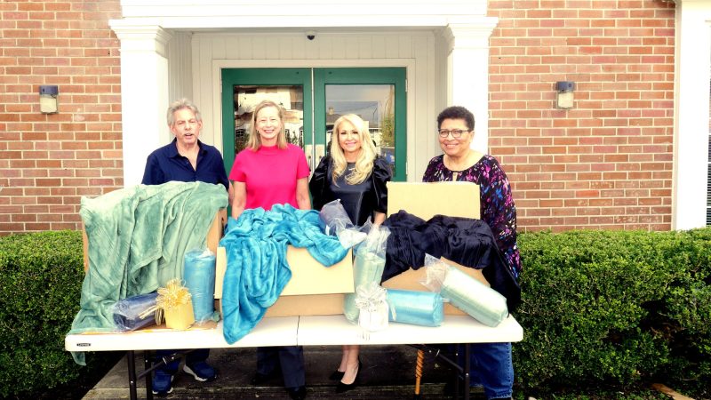 Blankets received at Women's Home