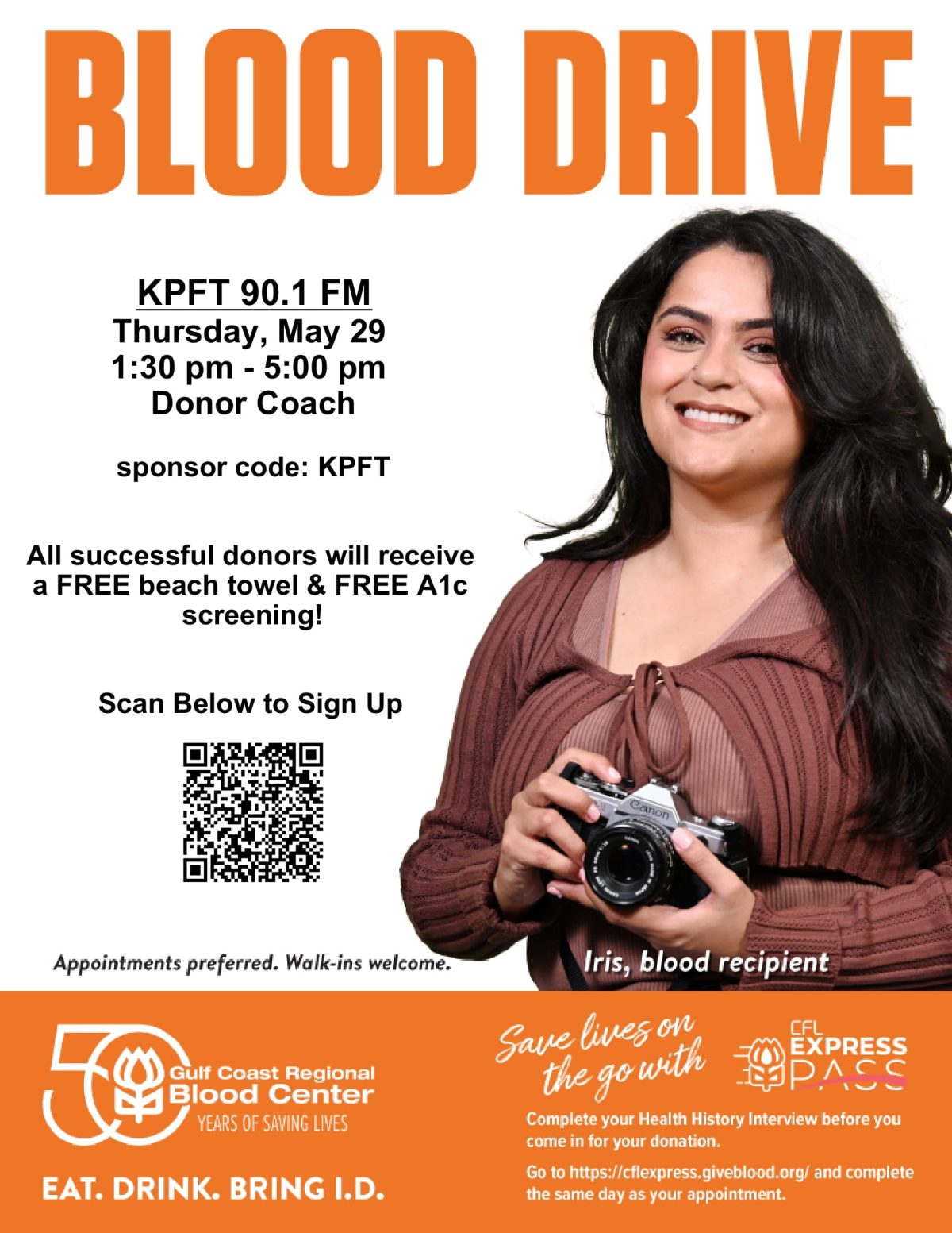 KPFT Blood Drive w/Gulf Coast REgional Blood Center