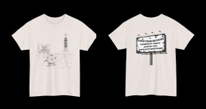 Long TIme Running t-shirt, front and back