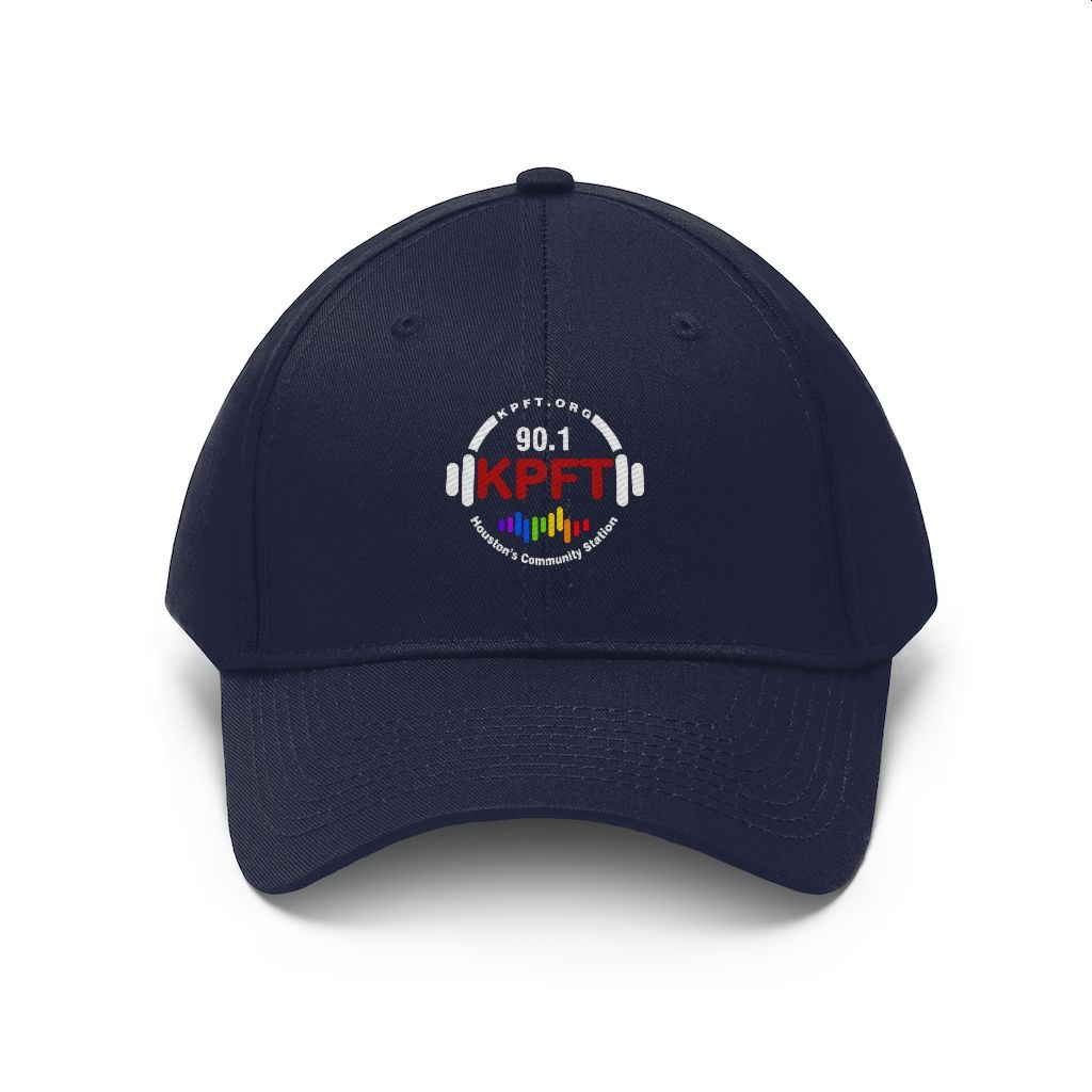 KPFT blue cap with logo embroidered