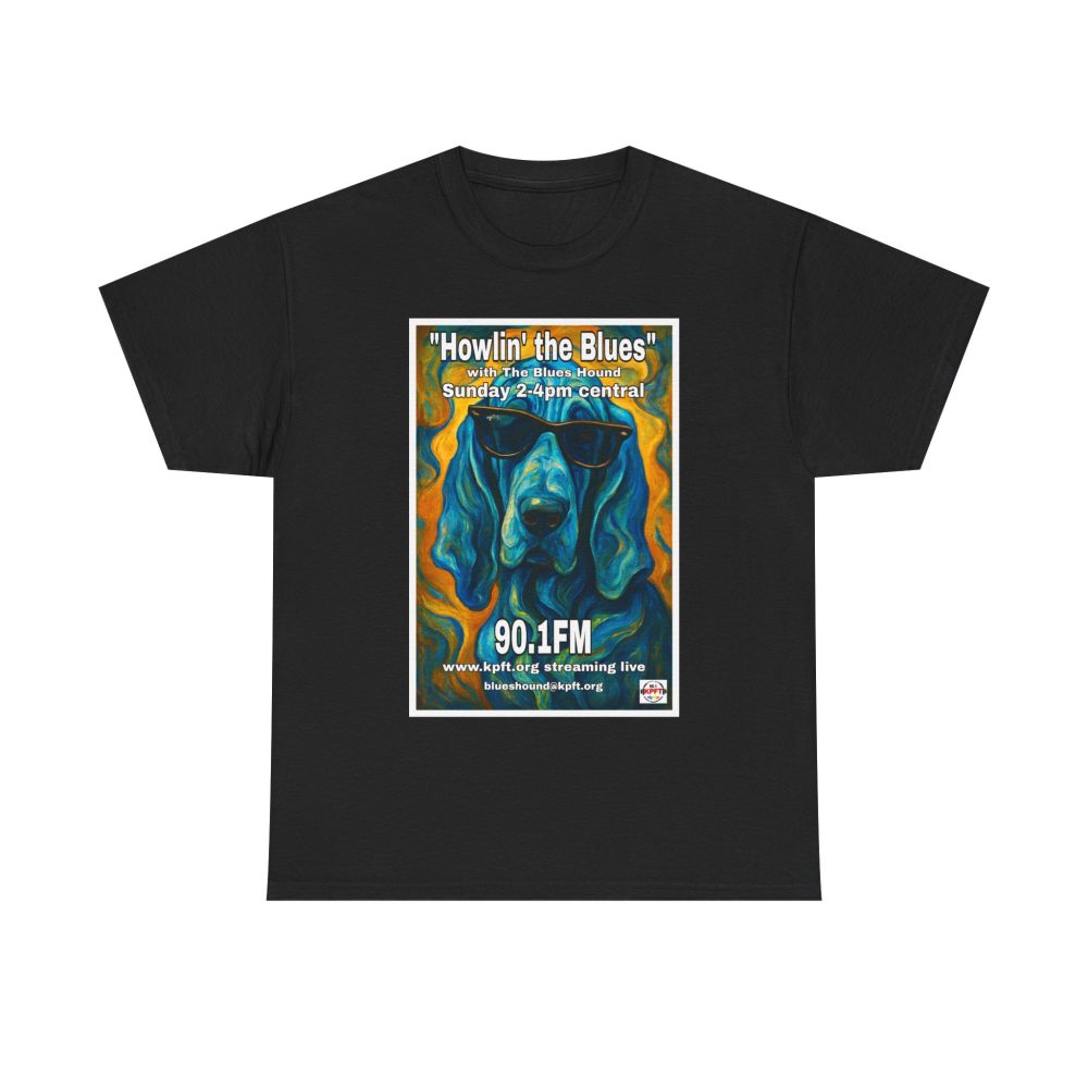 Howlin' the Blues Blue Dog t-shirt
