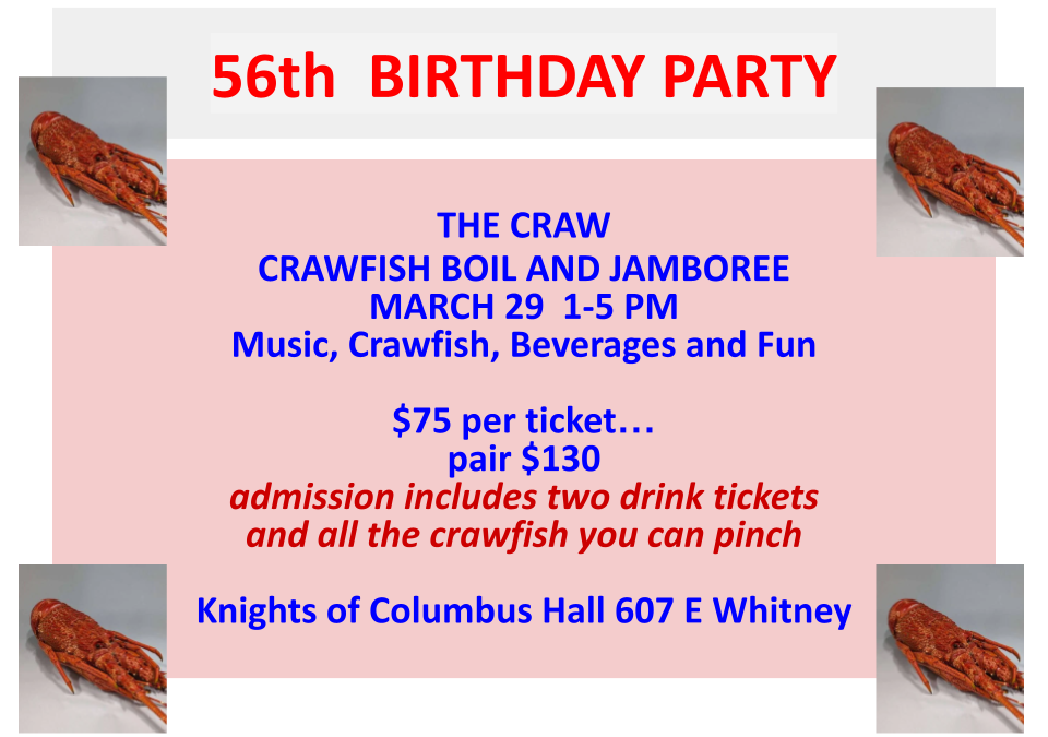 crawfish boil info