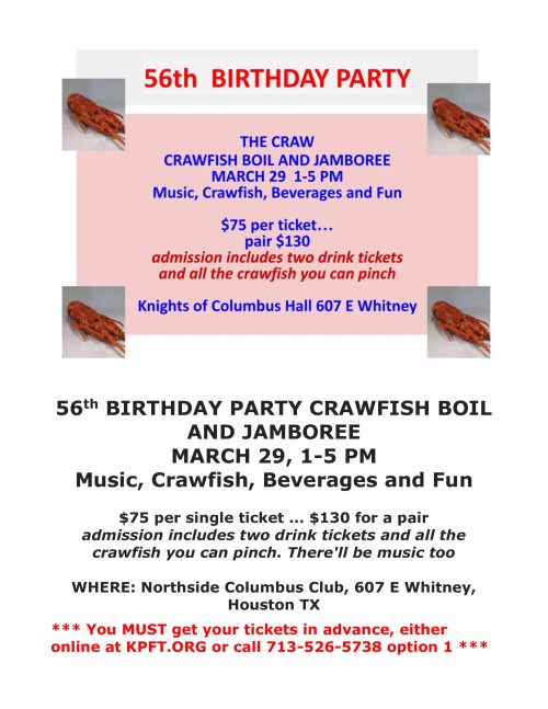Crawfish Boil flyer