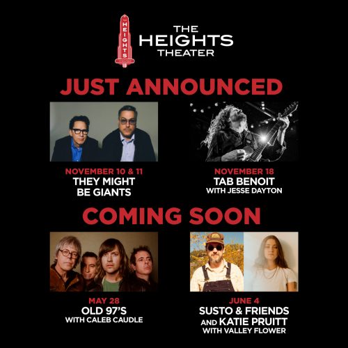 Heights Theater concerts