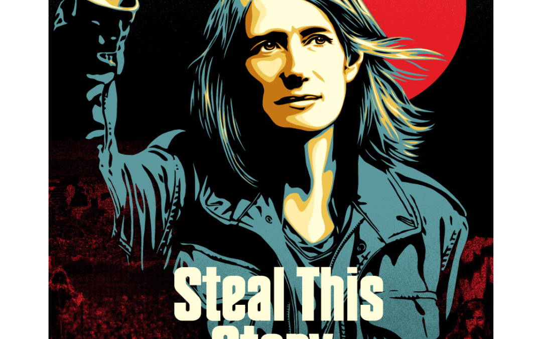 Steal this story please poster