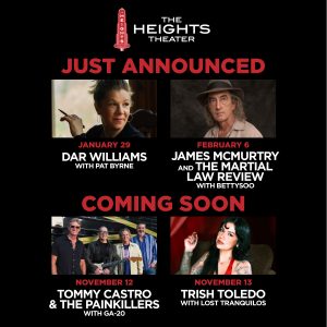 Heights Theater concerts