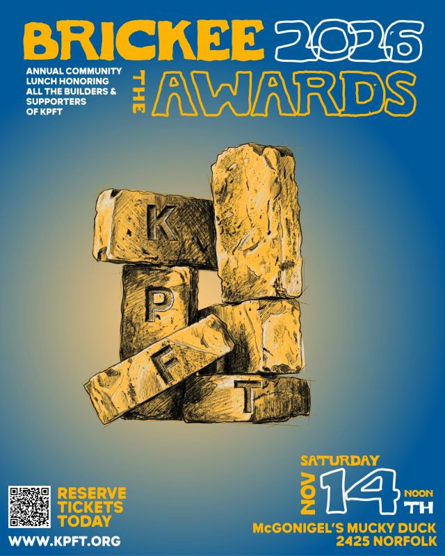 Brickees award dinner poster